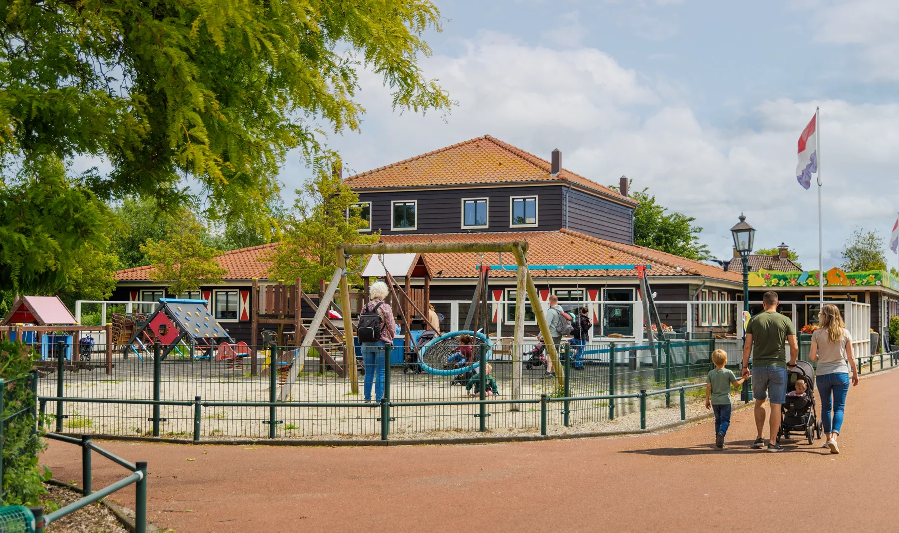 Blanckendaell Park Noord Holland sheeft een peeltuin bij een cafetaria